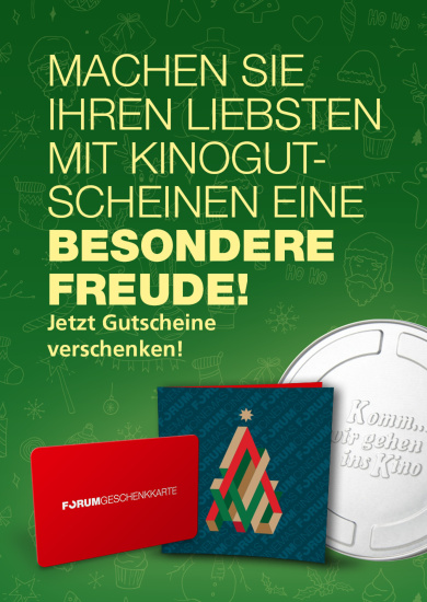 Kinogutscheine zu Weihnachten